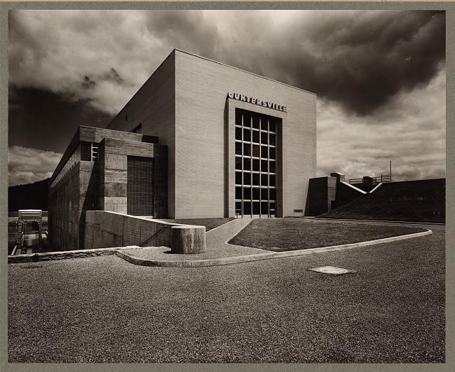 Guntersville, Ala. 1935-40? The Tennessee Valley Authority dam powerhouse